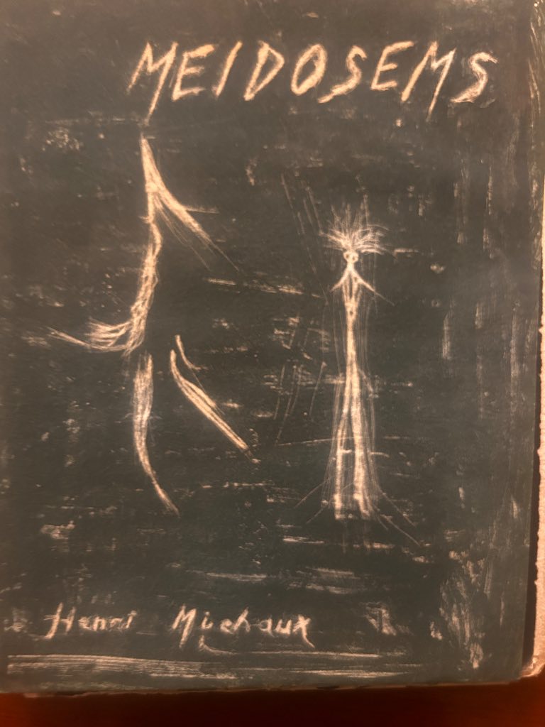 Henri Michaux Meidosems 1948 first edition lithographed wrappers with original lithographs on pur fil Johannot paper