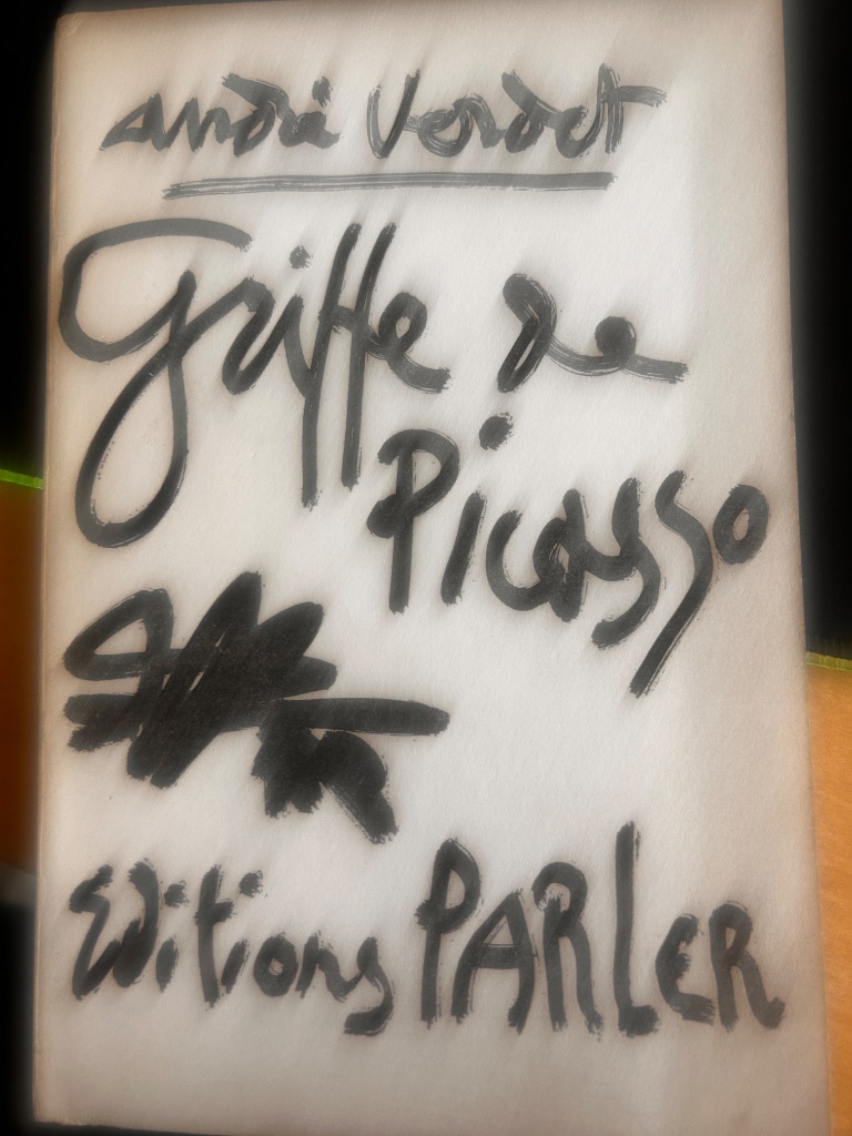 Griffe de Picasso with autograph signature and Cardazzo provenance