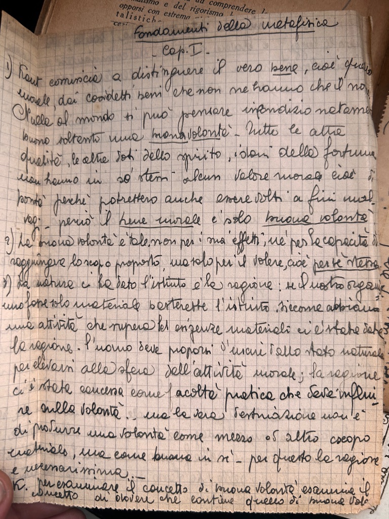 Kant in Milena Milani's Library: An Annotated 1932 Edition